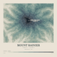 Mount Rainier — Contour Colour print in Graphite (square)