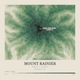 Mount Rainier — Contour Colour print in Forest Floor (square)
