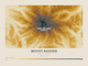 Mount Rainier — Contour Colour print in Saffron & Slate (landscape)