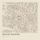Mount Rainier — Ink print in Atlas Light (square)