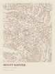 Mount Rainier — Ink print in Atlas Light