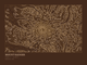 Mount Rainier — Ink print in Desert Dark (landscape)