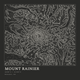 Mount Rainier — Ink print in Ink Dark (square)
