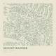 Mount Rainier — Ink print in Ranger Light (square)