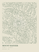 Mount Rainier — Ink print in Ranger Light
