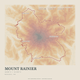 Mount Rainier — Traceline print in Ember & Ochre (square)