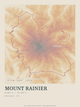 Mount Rainier — Traceline print in Ember & Ochre