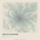 Mount Rainier — Traceline print in Graphite (square)