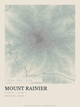 Mount Rainier — Traceline print in Graphite