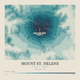 Mount St. Helens — Contour Colour print in Fjord (square)