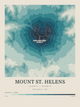 Mount St. Helens — Contour Colour print in Fjord