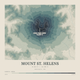Mount St. Helens — Contour Colour print in Graphite (square)