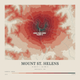 Mount St. Helens — Contour Colour print in Red Earth (square)