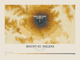 Mount St. Helens — Contour Colour print in Saffron & Slate (landscape)