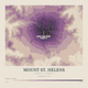 Mount St. Helens — Contour Colour print in Plum & Clay (square)