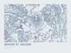 Mount St. Helens — Ink print in Blueprint Light (landscape)