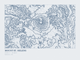 Mount St. Helens — Ink print in Blueprint Light (landscape)