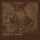 Mount St. Helens — Ink print in Desert Dark (square)