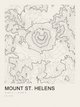 Mount St. Helens — Ink print in Ink Light