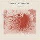 Mount St. Helens — Red Relief print in Ember & Ochre (square)