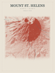 Mount St. Helens — Red Relief print in Ember & Ochre