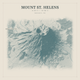 Mount St. Helens — Red Relief print in Graphite (square)