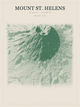 Mount St. Helens — Red Relief print in Forest Floor