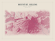 Mount St. Helens — Red Relief print in Rose & Stone (landscape)