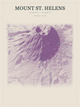 Mount St. Helens — Red Relief print in Plum & Clay