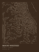 Mount Whitney — Ink print in Atlas Dark