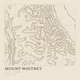 Mount Whitney — Ink print in Atlas Light (square)