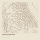 Mount Whitney — Ink print in Atlas Light (square)