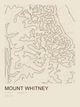Mount Whitney — Ink print in Atlas Light