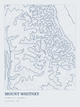 Mount Whitney — Ink print in Blueprint Light
