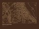 Mount Whitney — Ink print in Desert Dark (landscape)