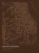 Mount Whitney — Ink print in Desert Dark