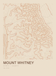Mount Whitney — Ink print in Desert Light