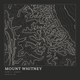 Mount Whitney — Ink print in Ink Dark (square)