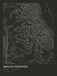 Mount Whitney — Ink print in Ink Dark