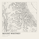 Mount Whitney — Ink print in Ink Light (square)