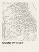 Mount Whitney — Ink print in Ink Light