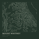 Mount Whitney — Ink print in Ranger Dark (square)