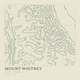 Mount Whitney — Ink print in Ranger Light (square)