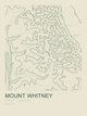 Mount Whitney — Ink print in Ranger Light