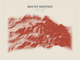Mount Whitney — Red Relief print in Ember & Ochre (landscape)