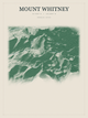 Mount Whitney — Red Relief print in Forest Floor
