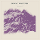 Mount Whitney — Red Relief print in Plum & Clay (square)