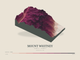 Mount Whitney — Terrain Relief print in Rose & Stone (landscape)