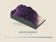 Mount Whitney — Terrain Relief print in Plum & Clay (landscape)