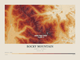 Rocky Mountain — Contour Colour print in Ember & Ochre (landscape)